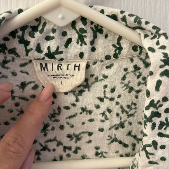 Mirth Button Front Dress Size Large - Picture 2 of 5